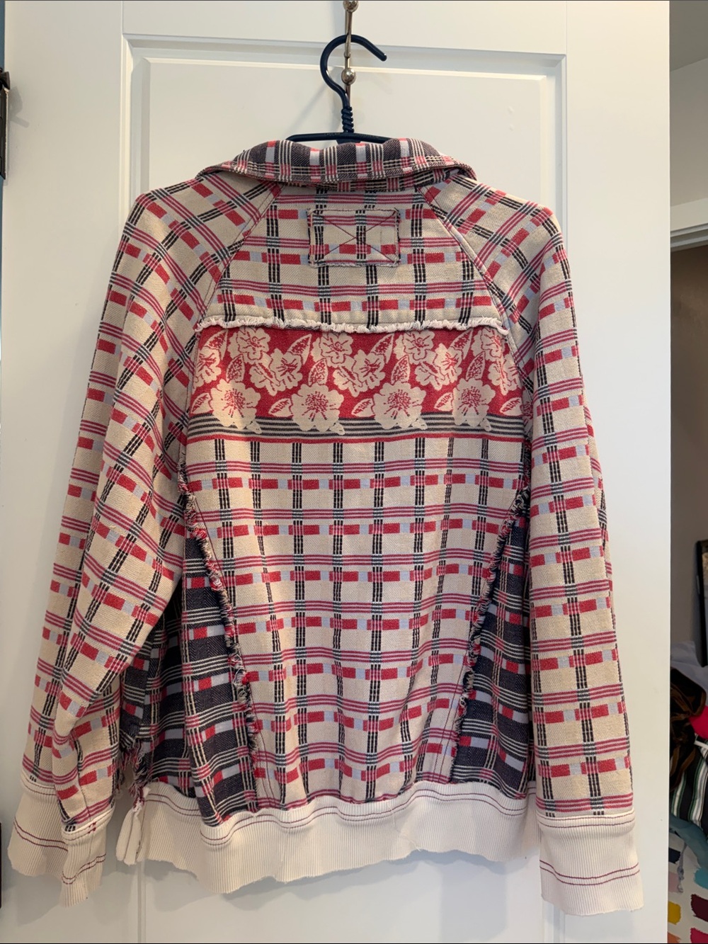 We The Free Jacquard Cropped Pullover Size M GUC - Picture 12 of 13
